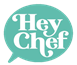 Hey Chef Logo Teal